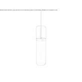 Lampa wisząca LED z dmuchanego szkła Vara