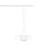 Żelazna lampa wisząca Rockport