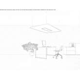 Hanging acoustic panel with integrated lighting Racasdia