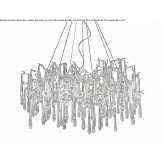 Handmade bronze hanging lamp Mosheim