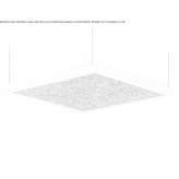 Moss acoustic LED hanging lamp Blanding