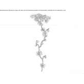 Lampa wisząca LED wykonana ręcznie z brązu Semeac