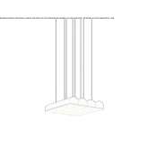 Aluminum hanging lamp Regau