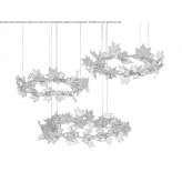 Lampa wisząca LED wykonana ręcznie z brązu Cordon