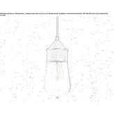 LED hanging lamp made of glass Vendat