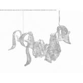 Lampa wisząca LED wykonana ręcznie z brązu Iquitos