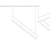 LED hanging lamp Lendorf
