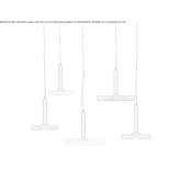 Pendant lamp made of wood and glass Barletta