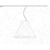 Żelazna lampa wisząca Pedra