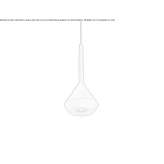 Regulowana aluminiowa lampa wisząca LED Toca