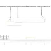 LED hanging lamp made of steel and wood with a dimmable function Bagnaria