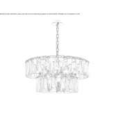 Glass pendant lamp Bahsili