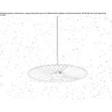 Mosiężna lampa wisząca LED Eging