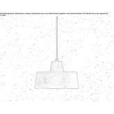 Żelazna lampa wisząca Scerne