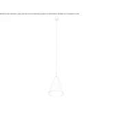 Żelazna lampa wisząca Kugesi