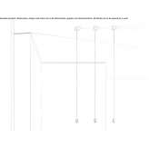 Aluminiowa lampa wisząca LED Pezens