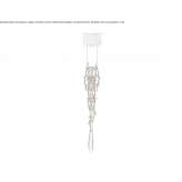 Handmade bronze hanging lamp Yauli