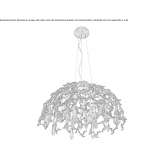 Handmade bronze hanging lamp Mosheim