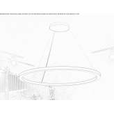 LED hanging lamp made of powder-coated aluminum Nehren