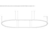 Aluminum LED hanging lamp Marlton
