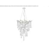 Handmade bronze hanging lamp Mosheim