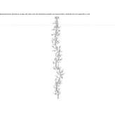 LED hanging lamp handmade of bronze Gouvieux