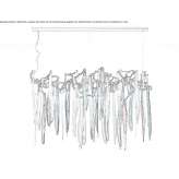 Ręcznie robiona lampa wisząca z brązu Bendale