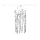 Handmade bronze hanging lamp Bendale