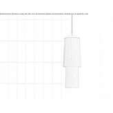 Pendant lamp made of PES fabric DeMotte