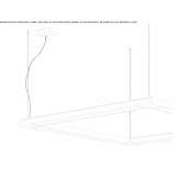Aluminum LED hanging lamp Malvern