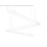 Steel LED hanging lamp Lindoe