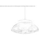 Lampa wisząca LED ze szkła Rawlins