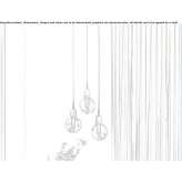 Lampa wisząca LED z dmuchanego szkła, ściemnialna Dingwall