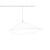 Steel LED hanging lamp Bangor