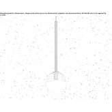 Mosiężna lampa wisząca Werdau