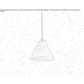 Żelazna lampa wisząca Pedra