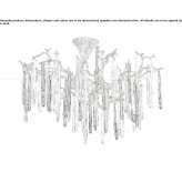 Ręcznie robiona lampa wisząca z brązu Cimolais