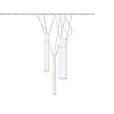 Brass LED hanging lamp Barrhead