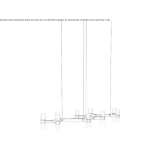LED hanging lamp handmade of frosted glass Bennekom