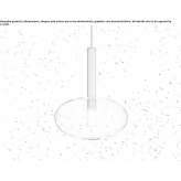 Brass pendant lamp providing direct light Jackpot