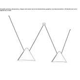 Aluminum hanging lamp Torello