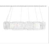Crystal LED hanging lamp Wellton