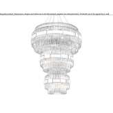 Lampa wisząca LED ze szkła Murano Poselki