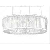 Crystal LED hanging lamp Famars