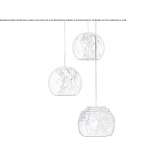 Lampa wisząca z marmuru Portoro Kochol
