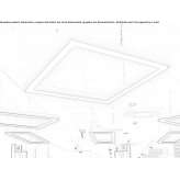 Aluminum LED hanging lamp Boambee