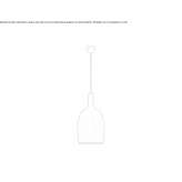 Aluminum hanging lamp Finspang
