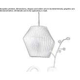 Fabric hanging lamp Sombor
