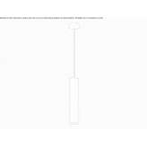 Aluminum LED hanging lamp Altinho