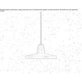 Iron pendant lamp Scerne